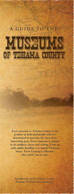 Cover for "A Guide to the Museum of Tehama County"