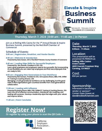 Elevate & Inspire Business Summit – March 7, 2024